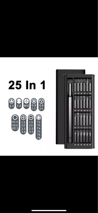 Отвертка с насадками для ремонтов электроники