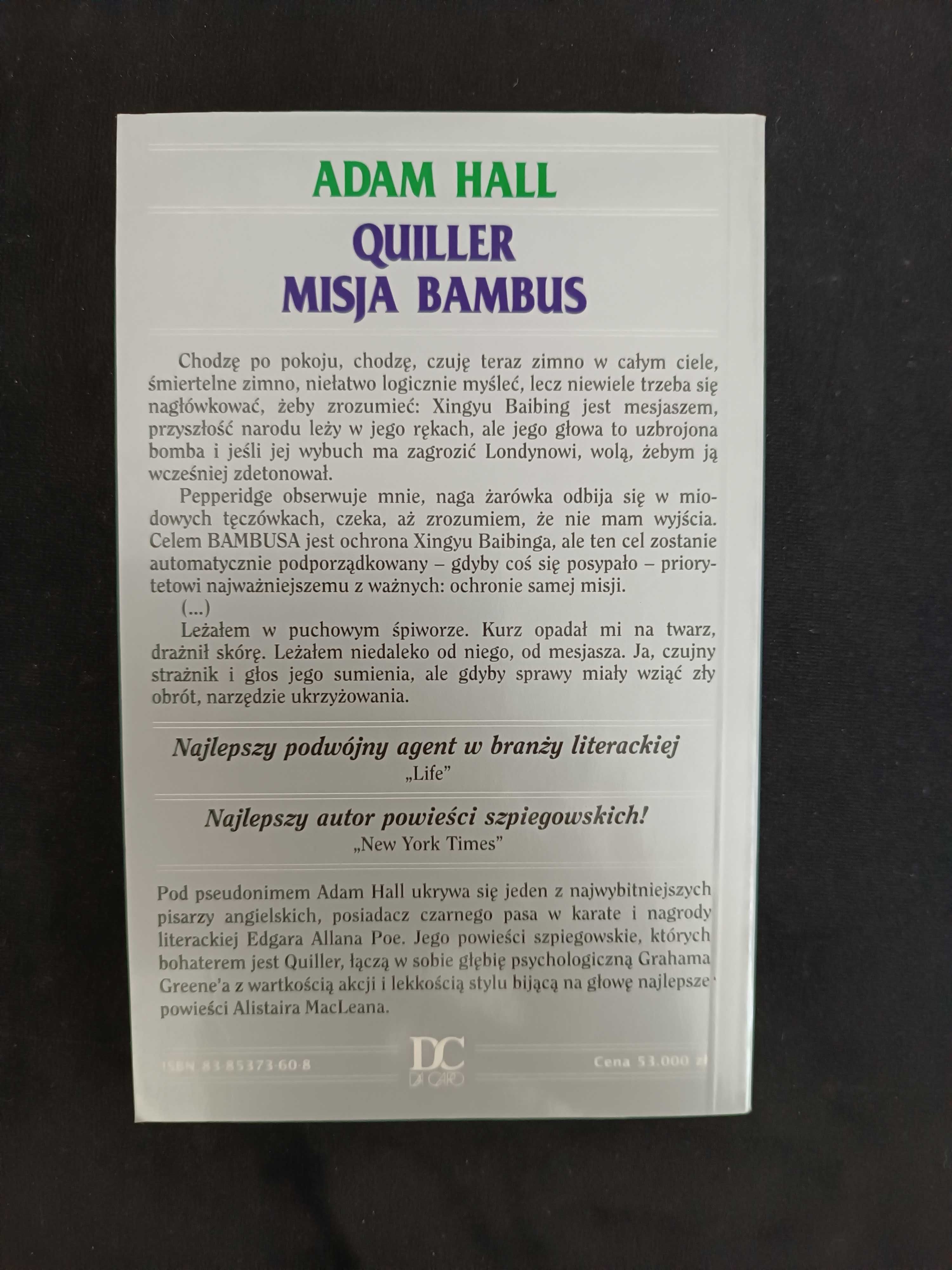 Misja Bambus, Adam Hall