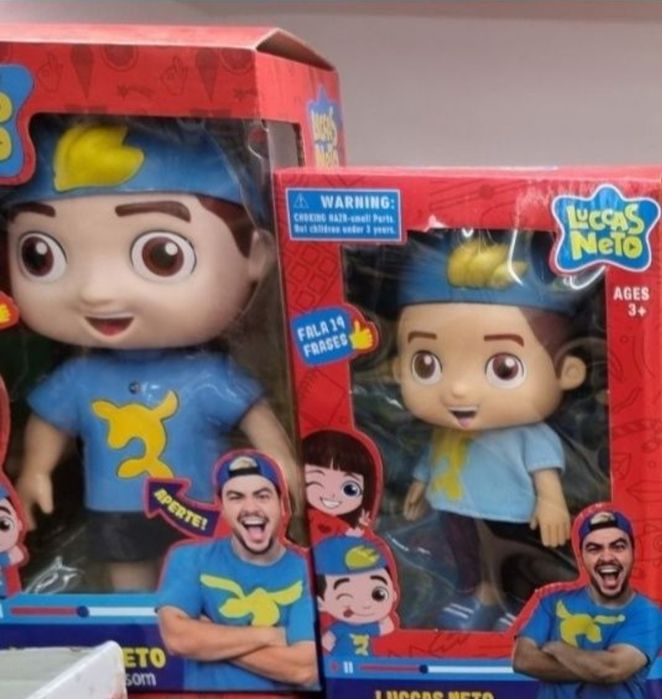 Boneco Lucas Neto com Som
