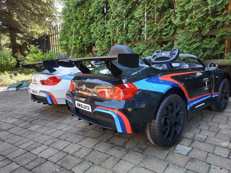 Auto na Akumulator BMW M6 GT3  - Miękkie koła , Pilot - NOWE