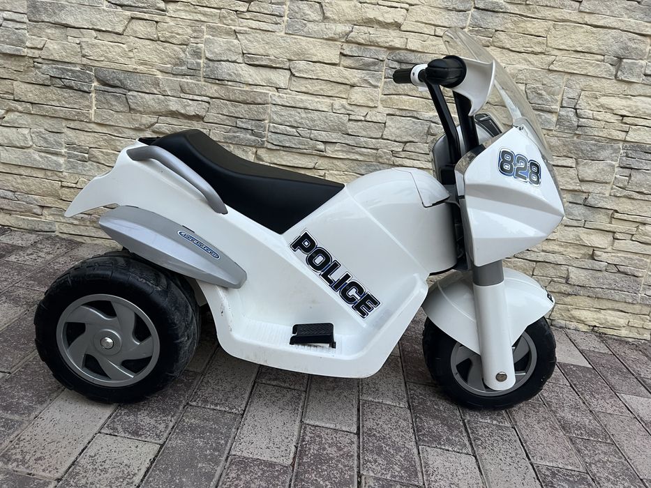 Дитячий електромотоцикл PEG PEREGO RAIDER POLICE, ED 0910