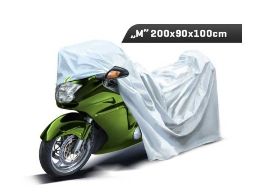Pokrowiec na motocykl 200x90x100 3-warstwy odblask