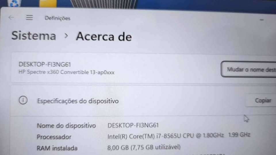 HP Spectre x360 Model-13 - i7