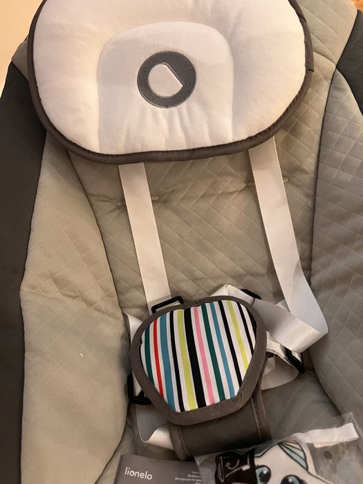 Leżaczek Bujaczek elektryczny 2w1 huśtawka kołyska Lionetto Otto