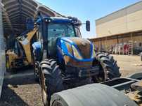 Elementy skrzyni biegów i tylnego mostu New Holland T6.155