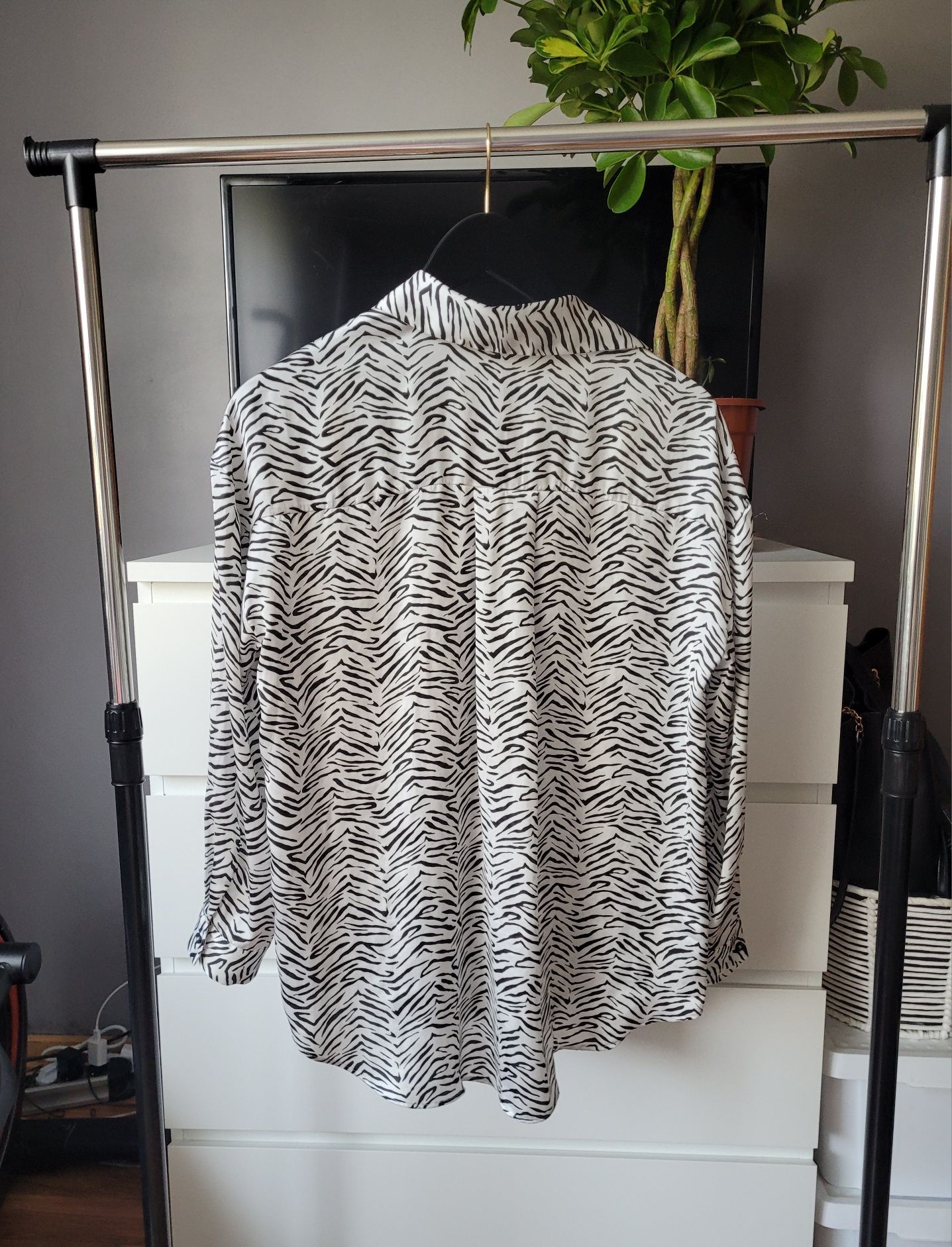 Elegancka koszula zara zebra