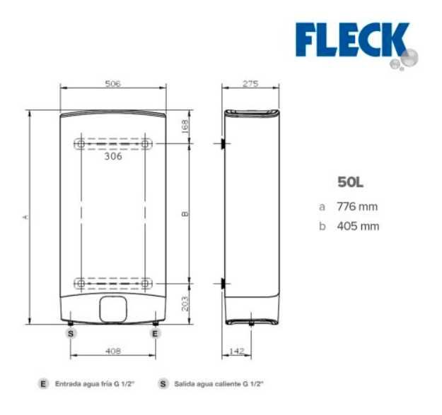 Termoacumulador Fleck Duo 7-50 Litros