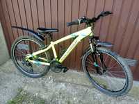 Rower MTB B'twin Rockrider ST 100 koła 26"rama alu,amortyzacja 9-13lat