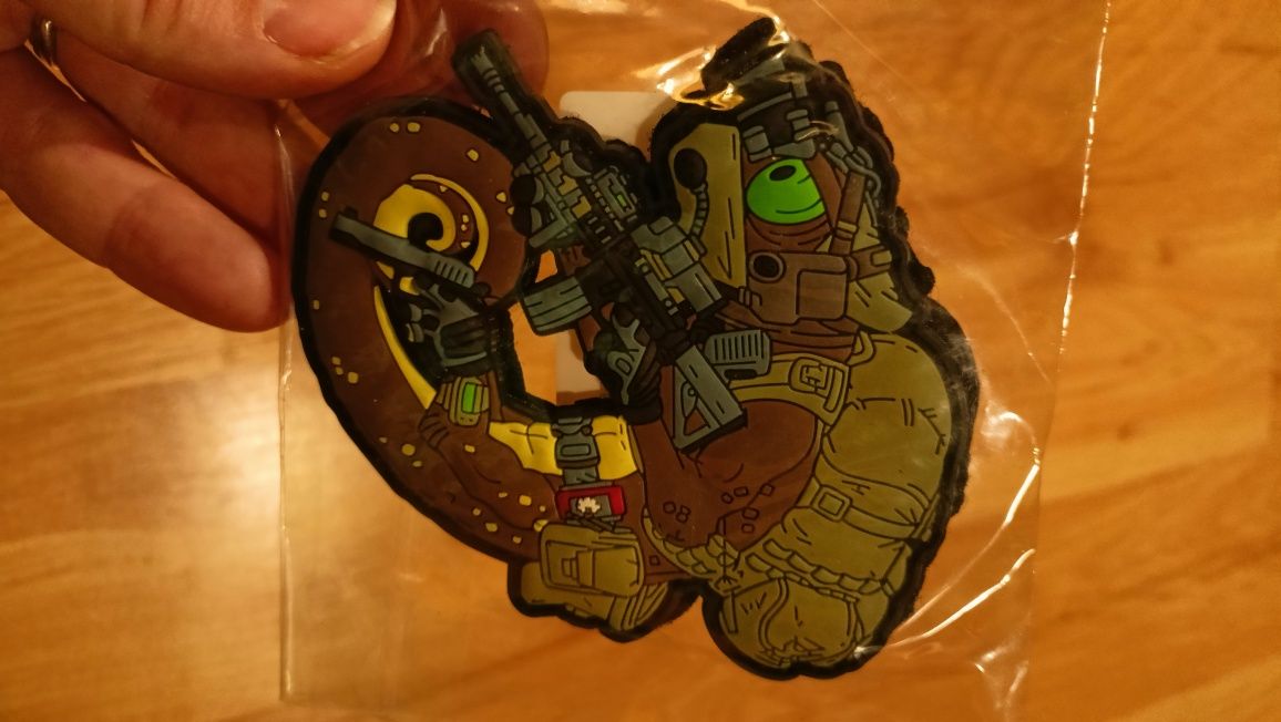 Patch rzep naszywka emblemat kameleon