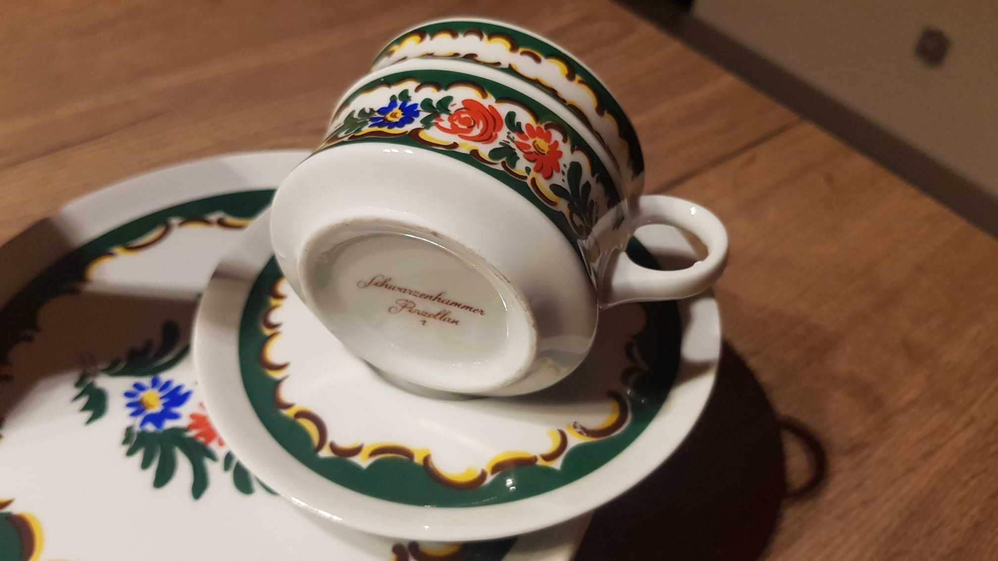 Porcelanowy zestaw do kawy lub herbaty