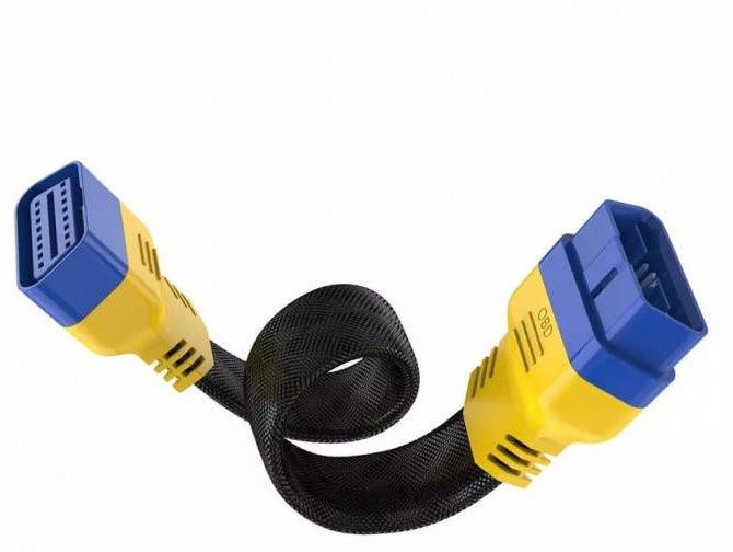 Кабель OBD2 AUTOOL 30см, кабель подовжувач ОБД2
