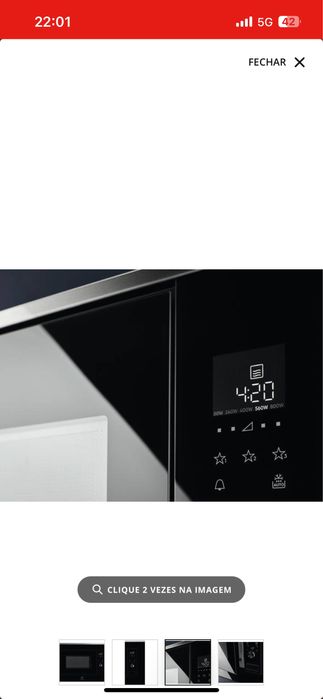 Micro-ondas Encastre ELECTROLUX (20 L - Sem Grill - Preto)