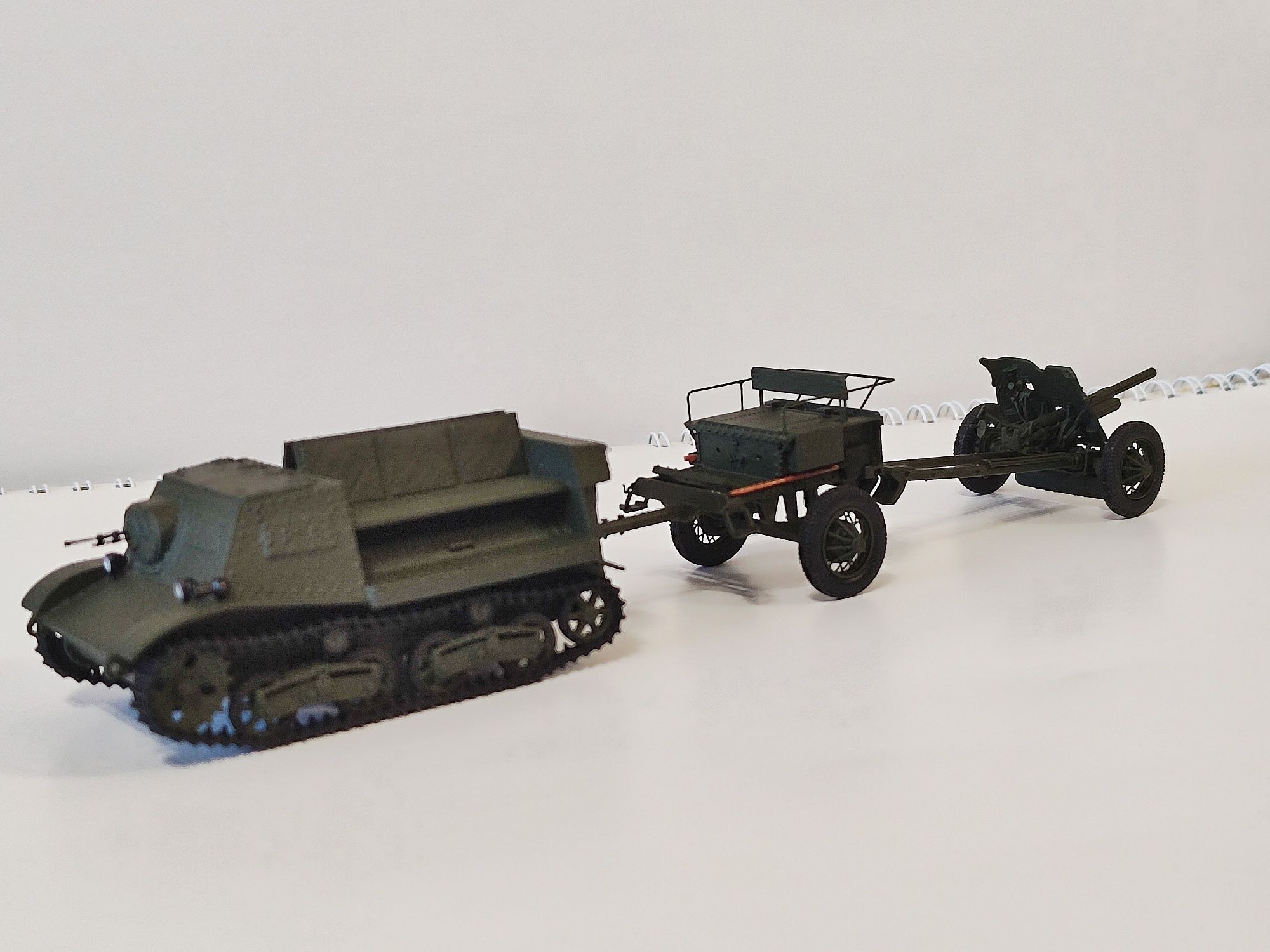 Т-20"Комсомолець" + арт/передок 52-Р + гармата 53К. 1939рік. 1:43