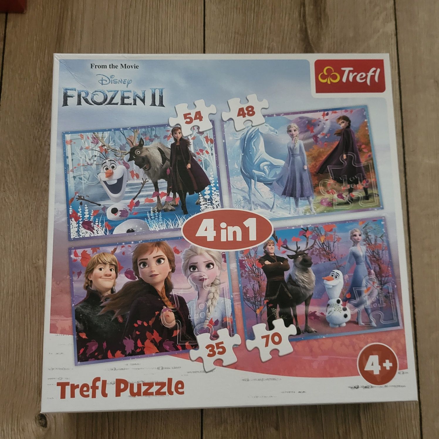 Puzzle 4w1 Kraina Lodu NOWE!!!