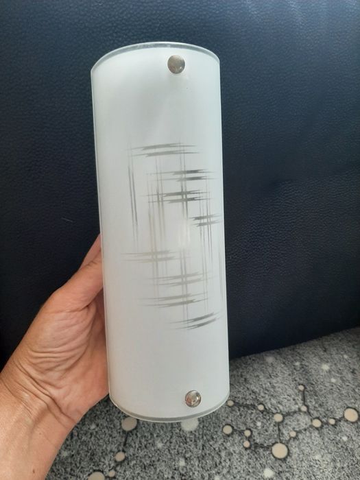 Naścienny klosz lampa cały zestaw