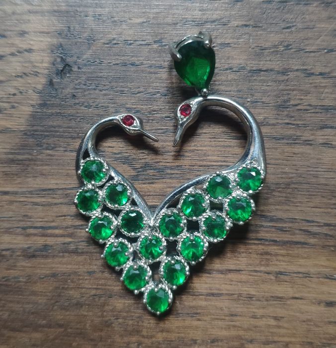 Підвіска "Лебеді" (біжутерія)