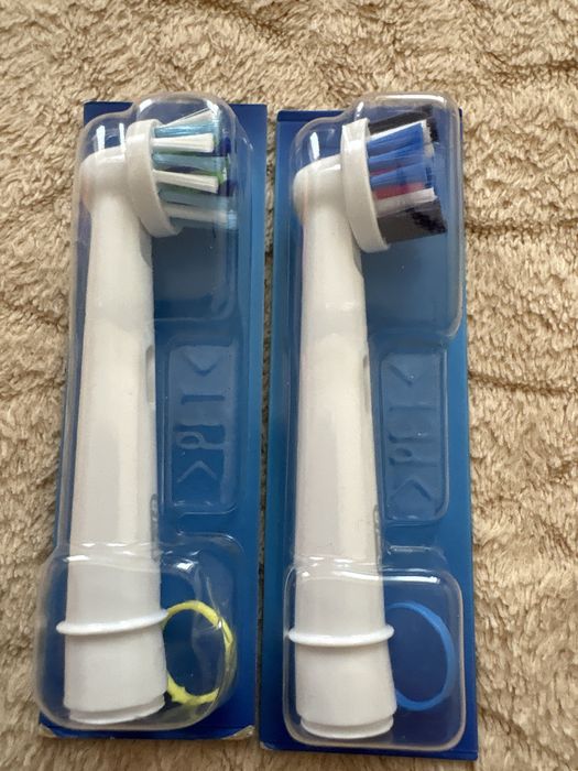 Końcówki do szczoteczki Oral-B. Nowe 2 sztuki.