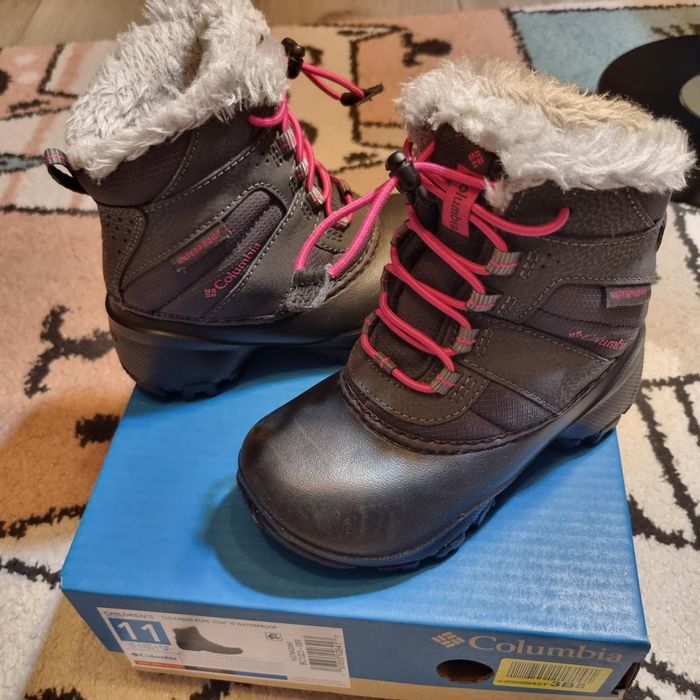 Buty zimowe śniegowce Columbia Kids Rope Tow III Waterproof r. 28