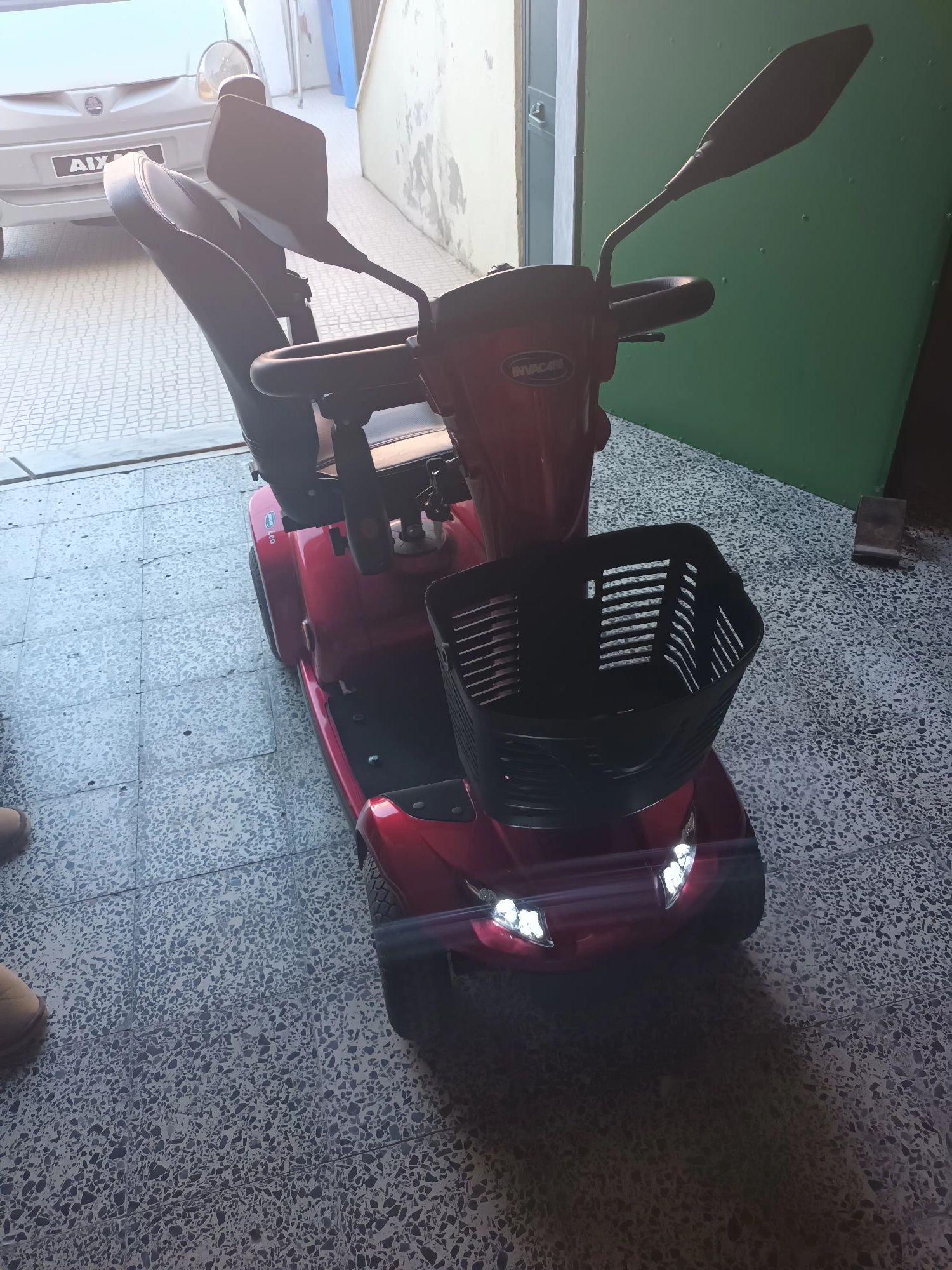 Scooter eletrica de mobilidade reduzida.