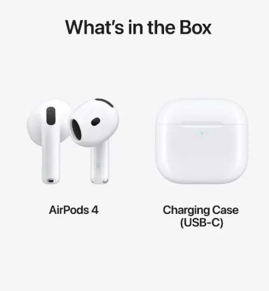 Навушники Apple AirPods 4 with Active Noise Cancellation (MXP93)