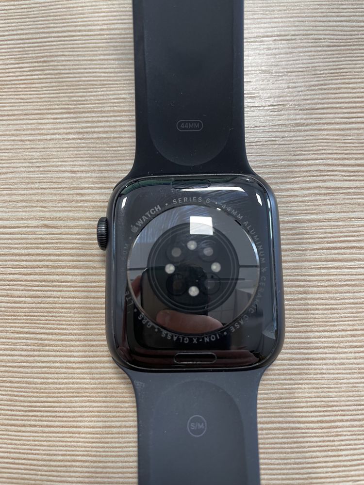 Apple watch 6 44mm  cellular esim lte e sim zepsuty  ekran bez blokad