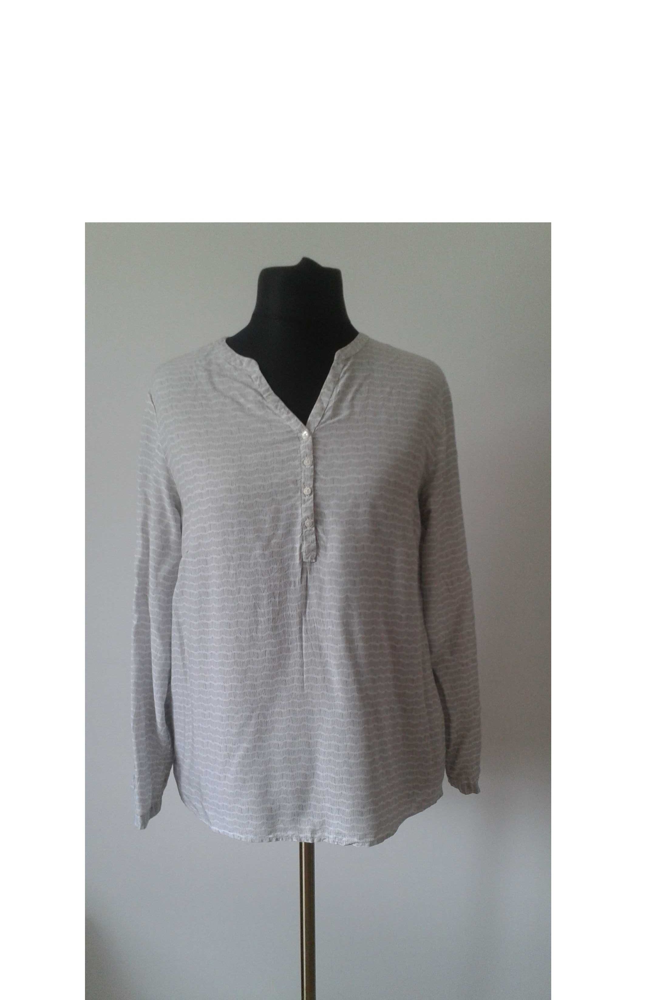 44/46 Koszula szara damska bluzka Plus size