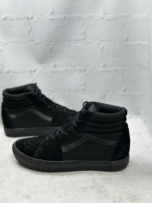 Чоловічі чорні високі кросівки кеди Vans Old Skool Comfy Cush 47p
