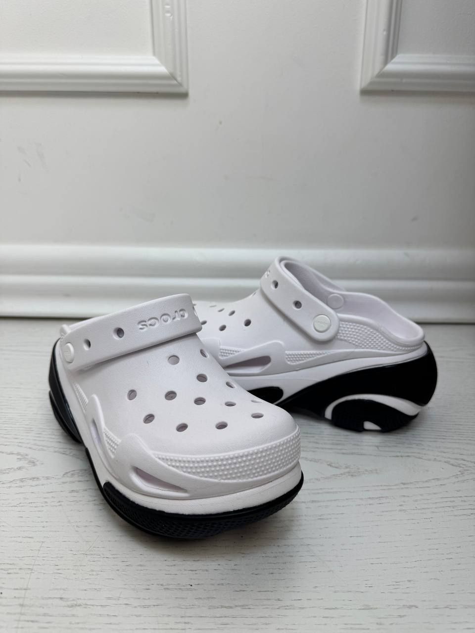 Жіночі сабо на платформі Crocs Bubble Crush Clog крокси Новинка літа