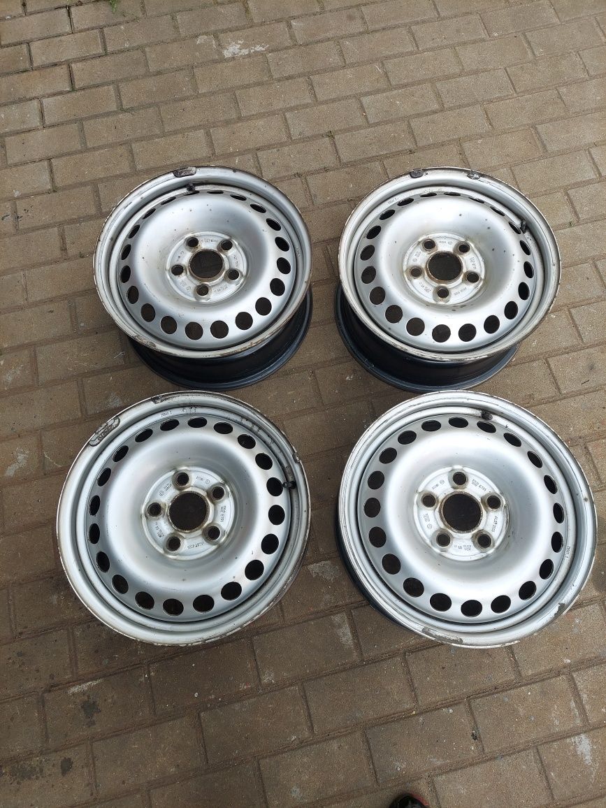 4x felgi stalowe 5x120 VW T5 6.5 J X 16 ET 51 Orginalne Alcar