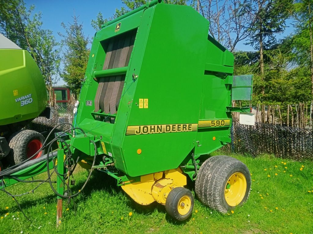 Prasa rolująca John Deere 590 szeroki podbierak!!!