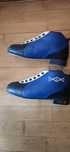 Botas usadas hóquei em patins