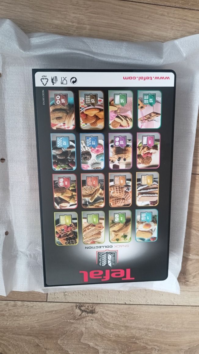 Snack collection płytki do gofrów NOWE Tefal