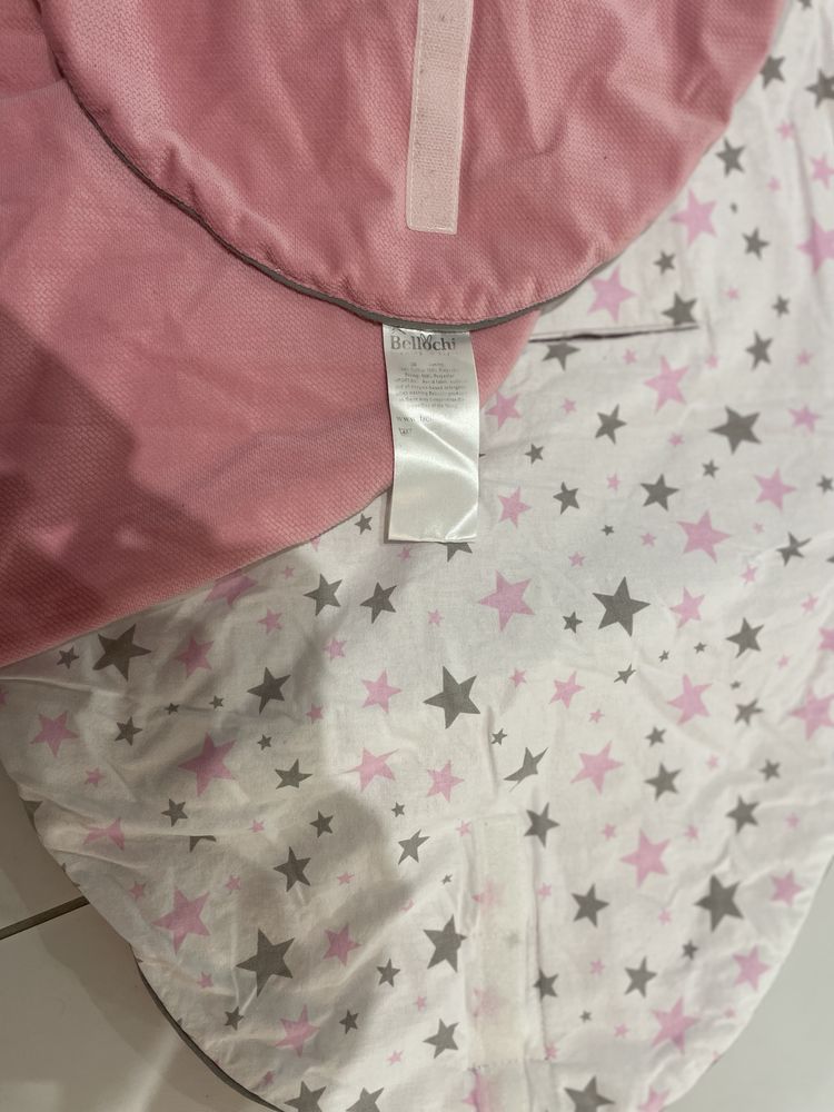 Wiosenny śpiworek dla dziewczynki.