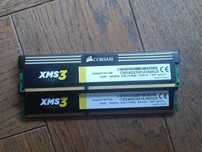 Pamięć 8GB, 2 kostki 4GB  Corsair XMS3 DDR3 4GB 1600MHz CL9