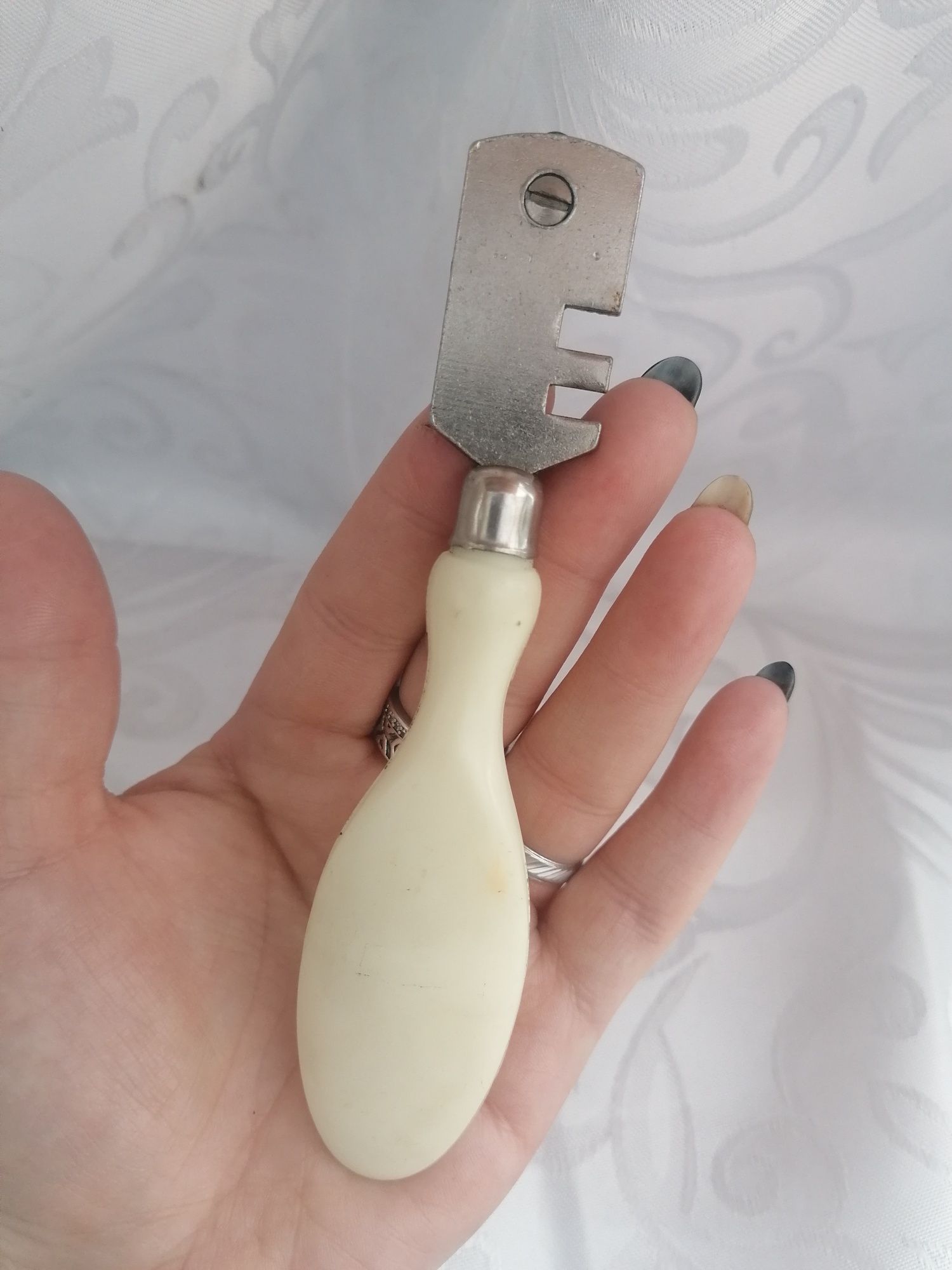 Stary ciekawy nóż nożyk diamentowy do szyb polecam