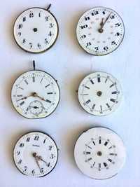 Шість механізмів наручних годинників, Швейцарія, Франція.