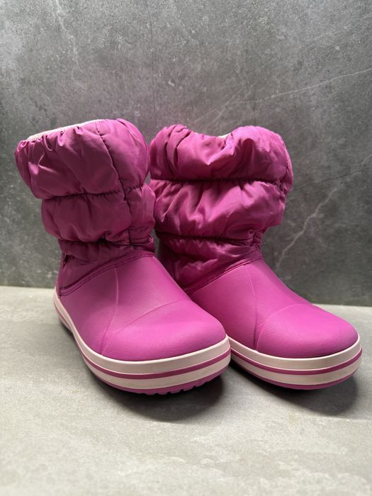 Зимові гумові чоботи (резинові сапоги) Crocs Winter Puff Boot