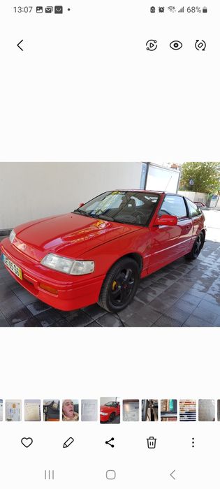 Honda crx 16.16i 130cv Jan1990