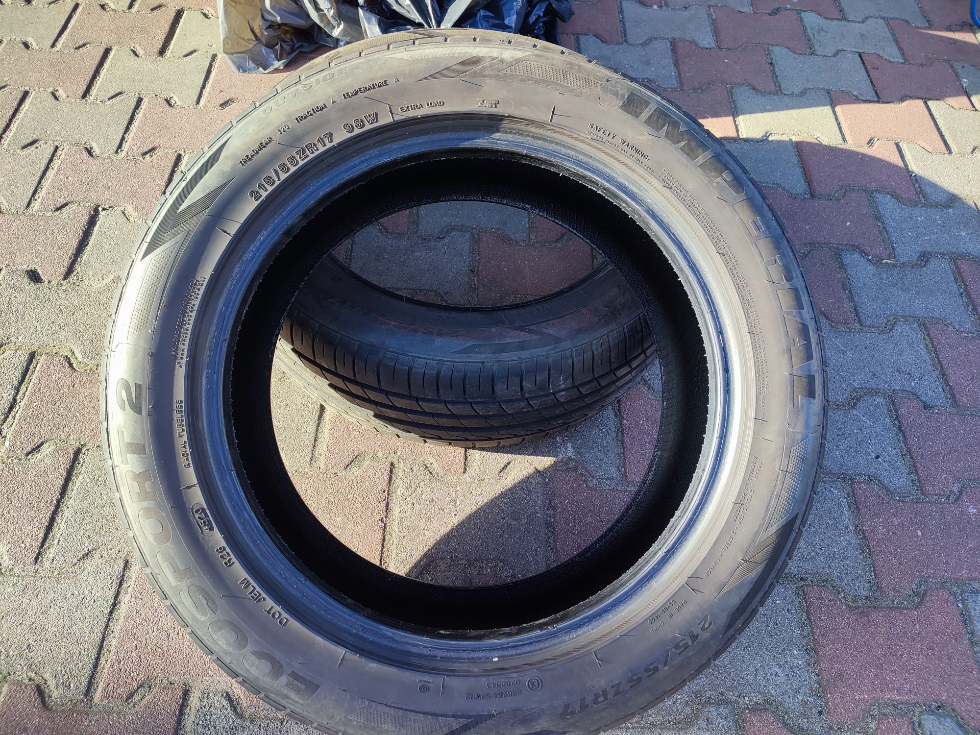 Opony letnie IMPERIAL 215/55/R17  2szt.