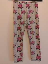 Leggings estampadas com flores, menina Tam 134