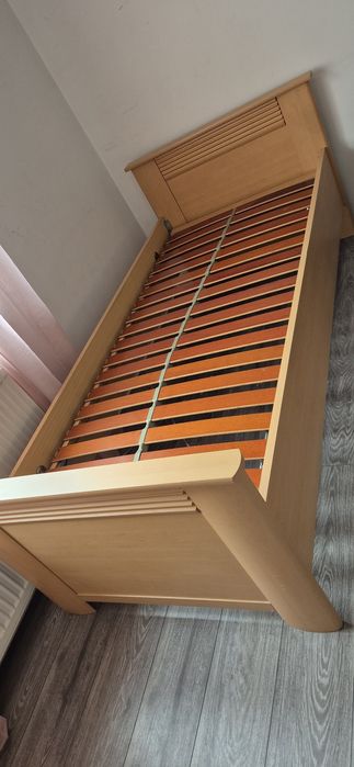 Łóżko rehabilitacyjne mocne dębowe