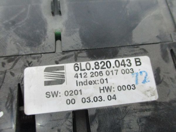 Comando chauffage / sofagem SEAT Ibiza III (6L1)