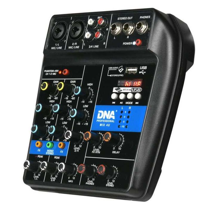 DNA MIX 4U mikser audio USB MP3 Bluetooth