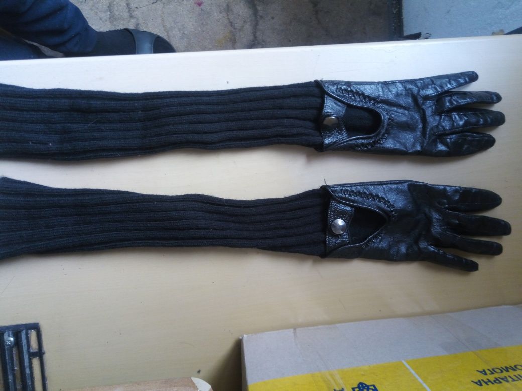 Продам женские кожаные перчатки RODRIGO  Италия размер 6(1/2)