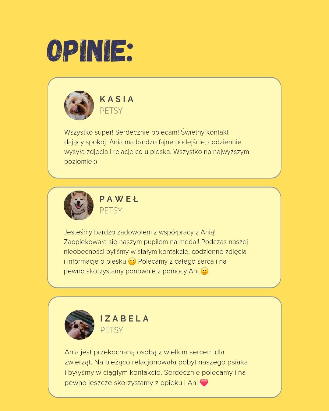 Opieka nad zwierzętami