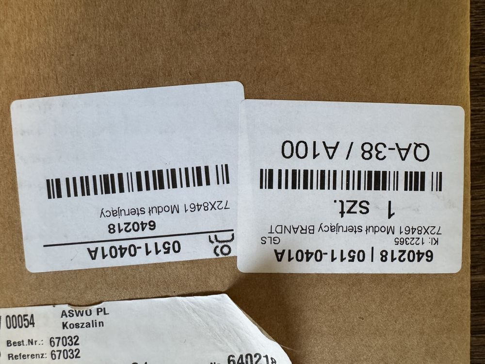 Moduł sterowania ekspresu do kawy ariston hotpoint whirlpool mca16