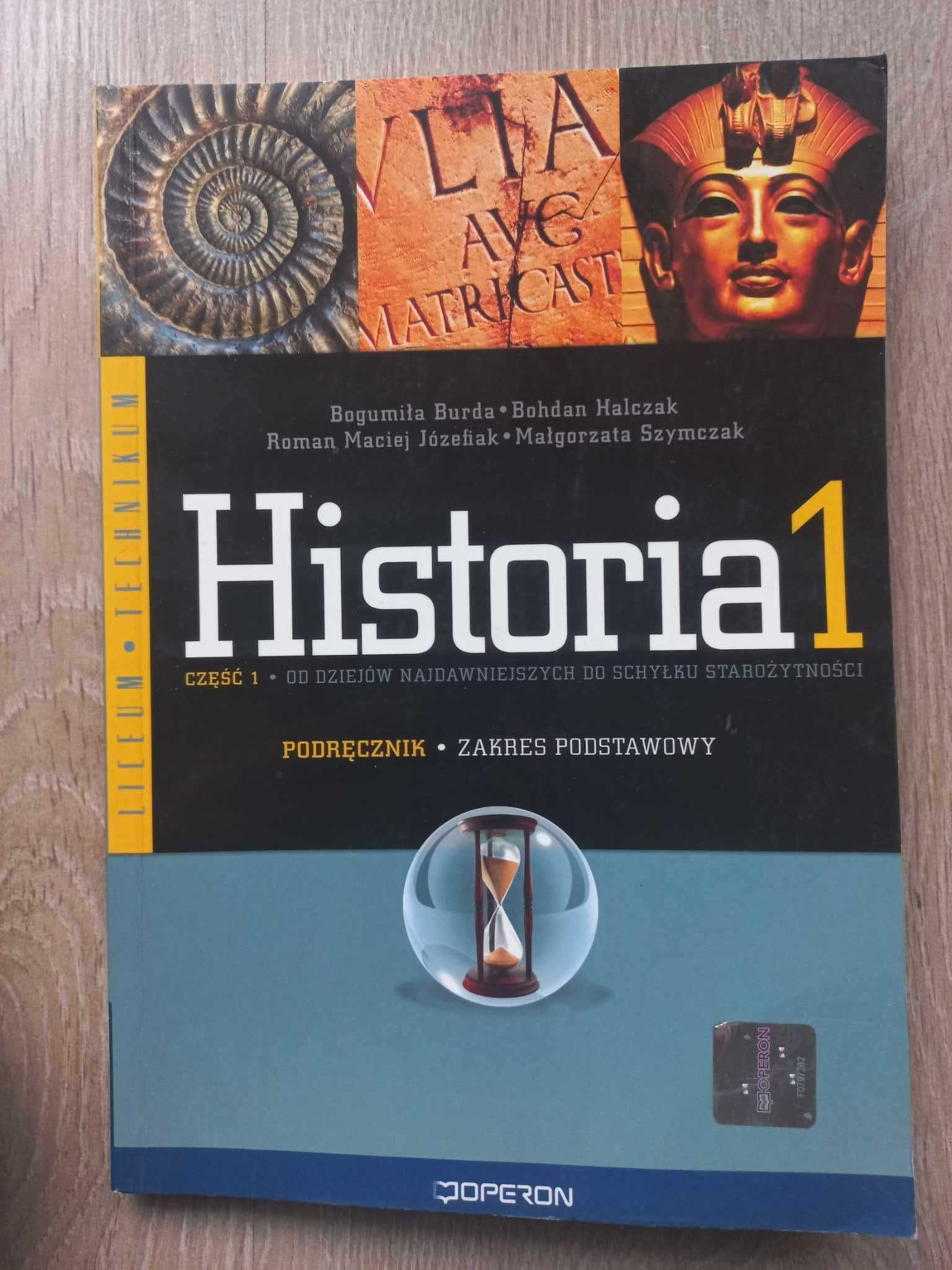 Historia 1 podręcznik liceum i technikum zakres podstawowy B. Burda