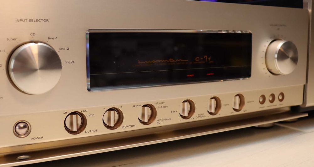 Luxman M-7F × 2 + C-7F  komplet kolekcjonerski  wersja 230 V zamiana