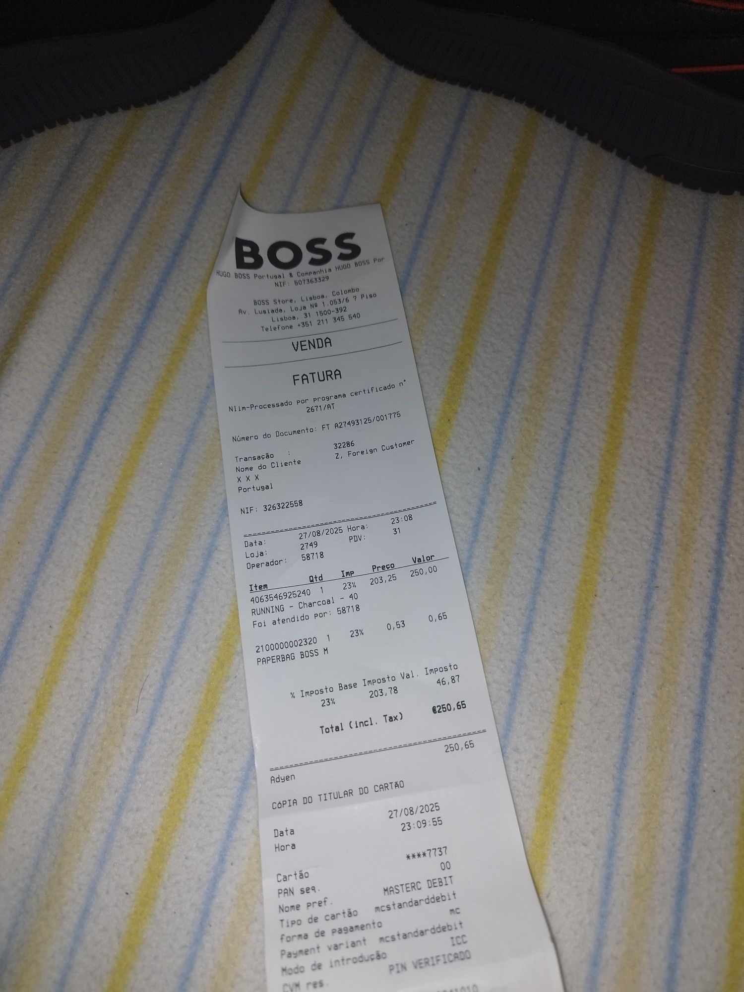 Sapatilhas Hugo Boss "Boss" Porsche nova