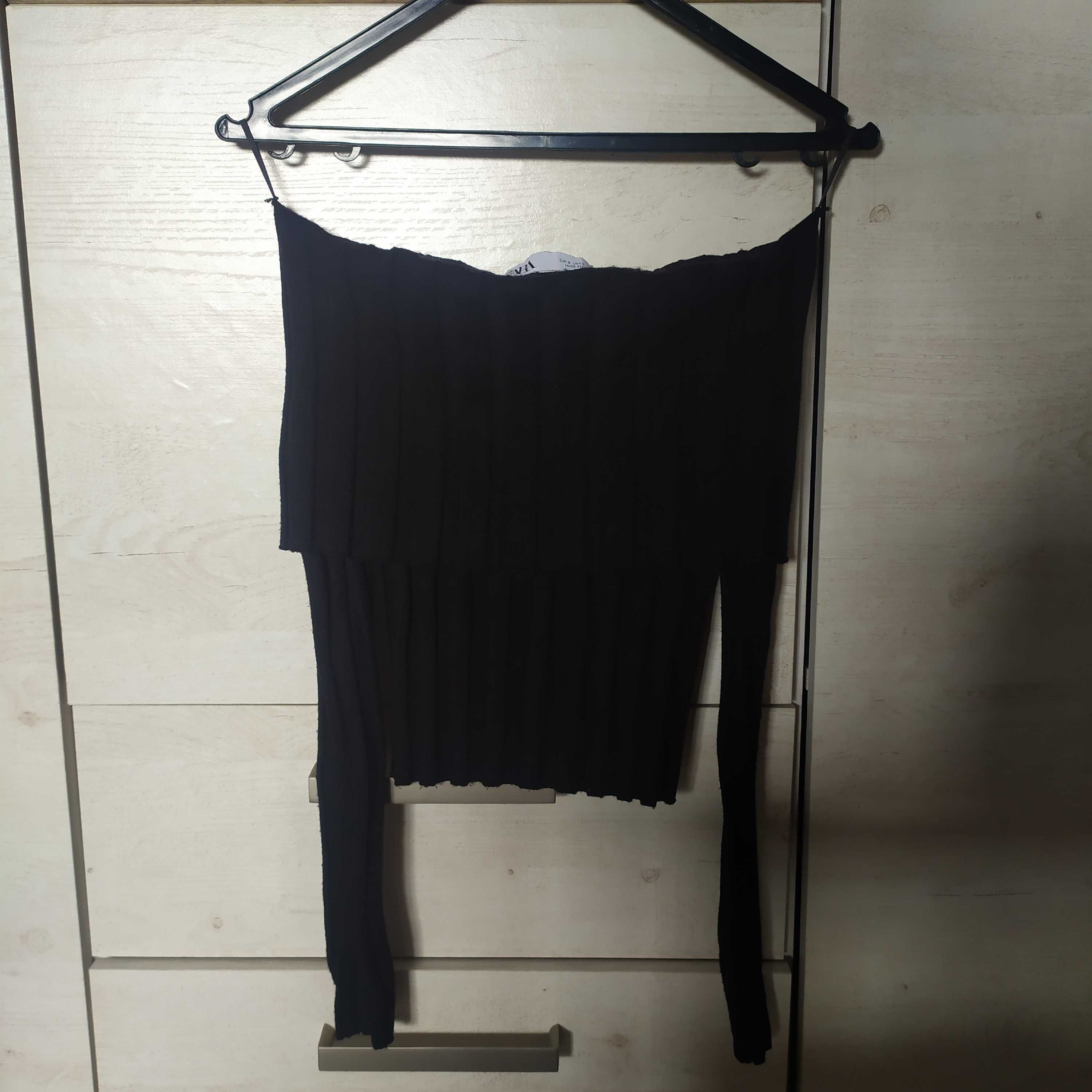 top canelado off-shoulder ZARA